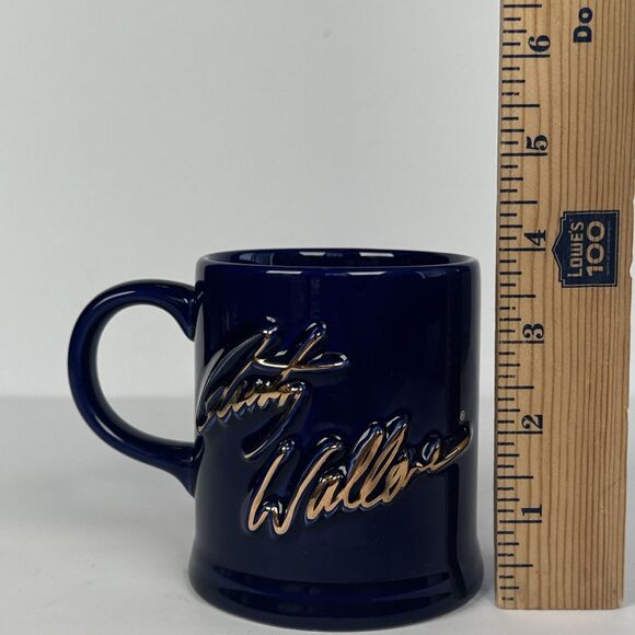 Nascar Rusty Wallace #2 embossed 3D gilded signature Blue Gold Coffee‎ Cup Mug - Picture 8 of 9